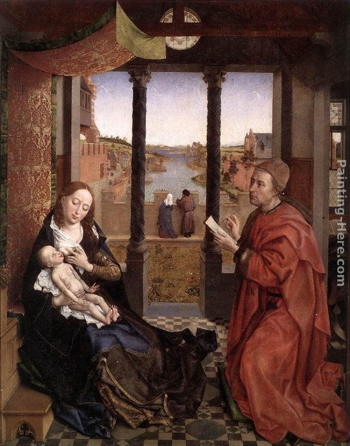 Rogier van der Weyden St. Luke painting the Madonna